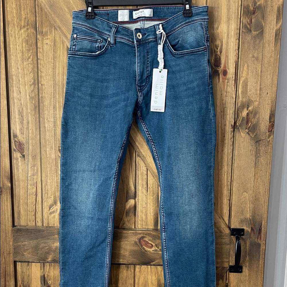 Celio Men's Denim Slim Fit Jeans. Size 30 NWT - Picture 3 of 8